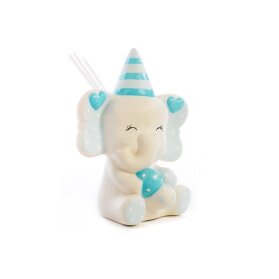 BOMBONIERA DIFFUSORE ELEFANTE CON CONFETTI