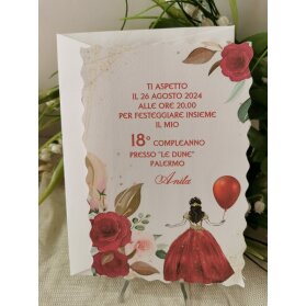 INVITO 18 ANNI RAGAZZA