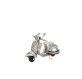 BOMBONIERA MOTO 125 METALLO ARGENTO