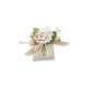 SACCHETTO MATRIMONIO CON ROSA