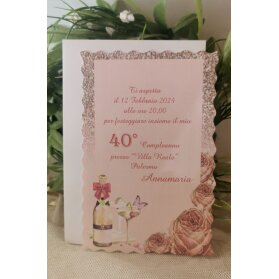 INVITO 40 ANNI DONNA