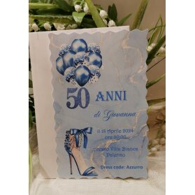 INVITO 50 ANNI DONNA