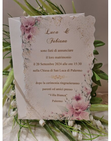 INVITO MATRIMONIO SICILIANO