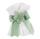 SACCHETTO MATRIMONIO CON FIORE PORCELLANA
