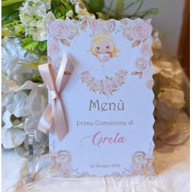 MENU' PRIMA COMUNIONE BAMBINA