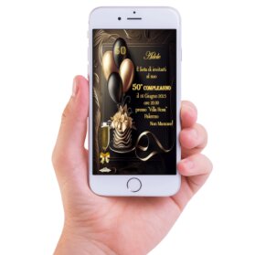 INVITO DIGITALE 50 ANNI DONNA