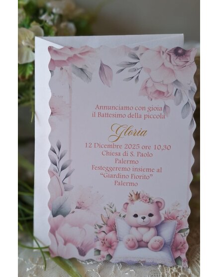 INVITO BATTESIMO BIMBA