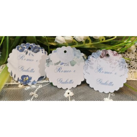 BIGLIETTINI MATRIMONIO CON FIORI