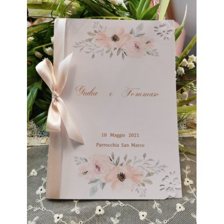 LIBRETTO MESSA MATRIMONIO CON FIORI