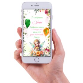 INVITO DIGITALE COMPLEANNO FATINA