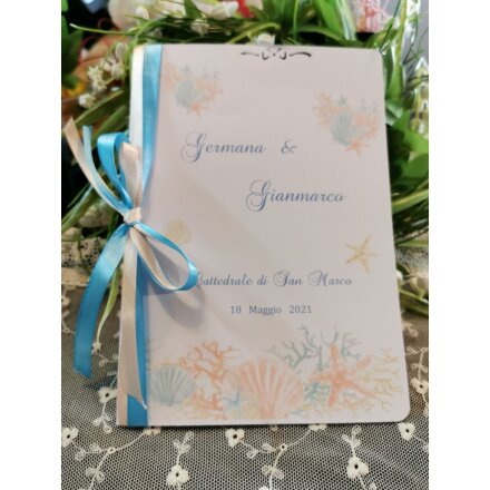 LIBRETTO MESSA MATRIMONIO TEMA MARE