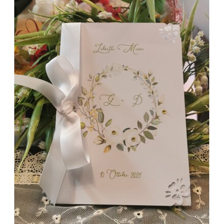 LIBRETTO MESSA CON FIORI E STRASS