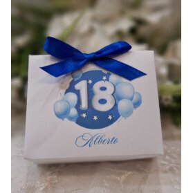 SCATOLINA 18 ANNI CON CONFETTI