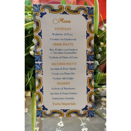 MENU' DI NOZZE SICILIANO