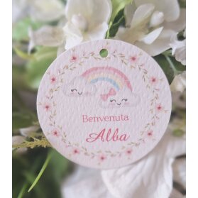 TAG NASCITA ARCOBALENO