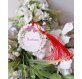 SEGNAPOSTO CON NOMI INVITATI E NAPPINA