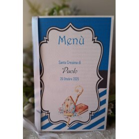 MENU' PERSONALIZZATO SANTA CRESIMA
