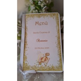 MENU' PERSONALIZZATO SANTA CRESIMA