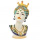 TESTA DI MORO MEZZO BUSTO DECORATO A MANO