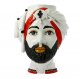TESTA DI MORO UOMO ARABO DECORO ROSSO