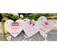 BIGLIETTINO A CUORE MATRIMONIO