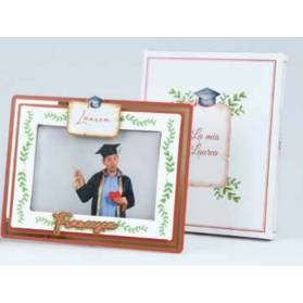 PORTAFOTO LAUREA PERSONALIZZATO CON CONFETTI