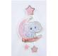 FIOCCO NASCITA PLEXIGLASS ELEFANTINO CON NOME
