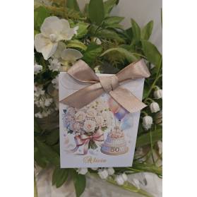 SCATOLINA COMPLEANNO 50 ANNI PERSONALIZZATA