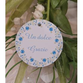 TAG RINGRAZIAMENTO CON FIORI