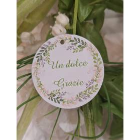 TAG RINGRAZIAMENTO CON FIORI