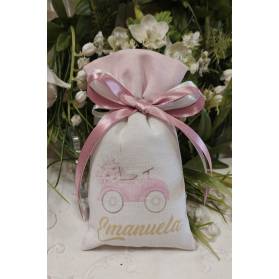 SACCHETTO BIMBA BATTESIMO CON CONFETTI