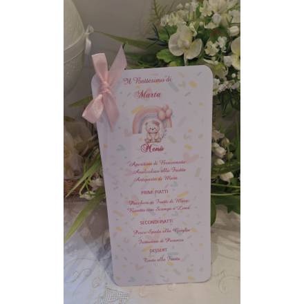 MENU'BATTESIMO LEONCINO