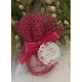 SACCHETTO ANELLO CRESIMA CON CONFETTI