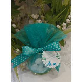 SACCHETTO ANELLO CRESIMA CON CONFETTI