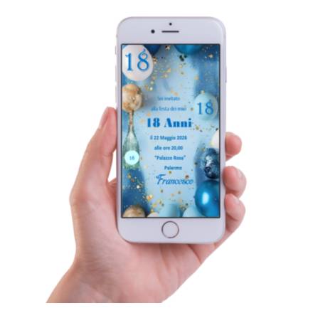 INVITO DIGITALE 18 ANNI
