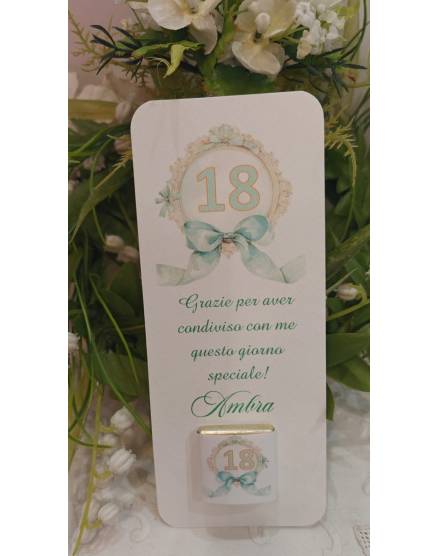 SEGNALIBRO 18 ANNI