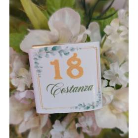 CIOCCOLATINO SEGNAPOSTO 18 ANNI