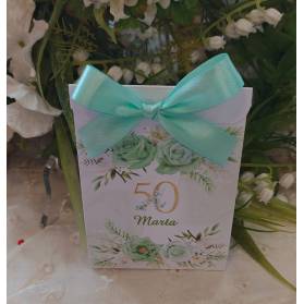 SCATOLINA COMPLEANNO 50 ANNI PERSONALIZZATA