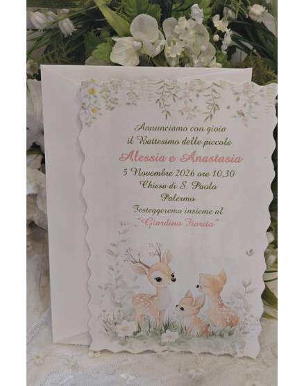 INVITO BATTESIMO BIMBA