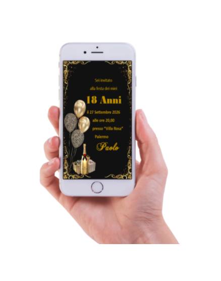 INVITO DIGITALE 18 ANNI