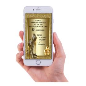 INVITO DIGITALE 50 ANNI DONNA