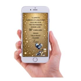 INVITO DIGITALE 50 ANNI DONNA