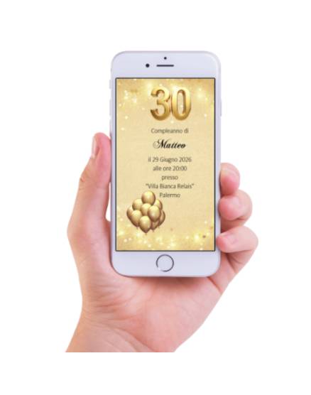 INVITO DIGITALE 18 ANNI