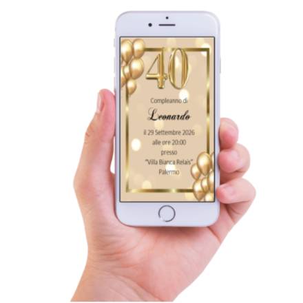 INVITO DIGITALE 18 ANNI