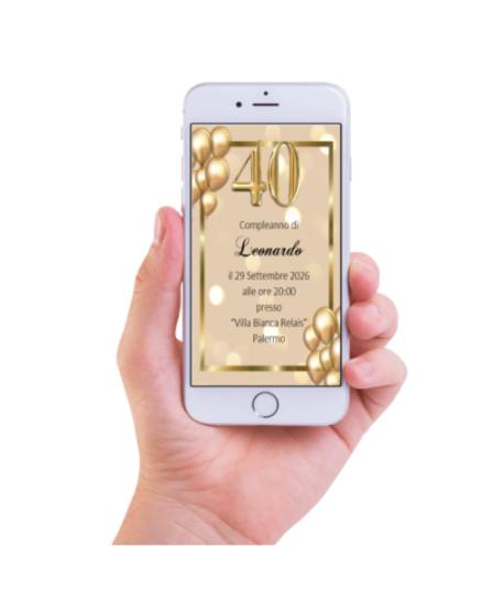 INVITO DIGITALE 18 ANNI