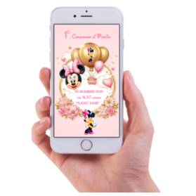 INVITO DIGITALE COMPLEANNO MINNIE