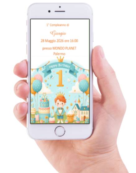 INVITO DIGITALE COMPLEANNO