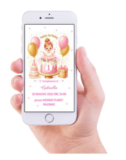 INVITO DIGITALE COMPLEANNO