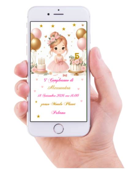 INVITO DIGITALE COMPLEANNO
