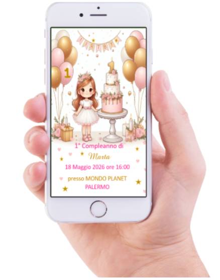 INVITO DIGITALE COMPLEANNO